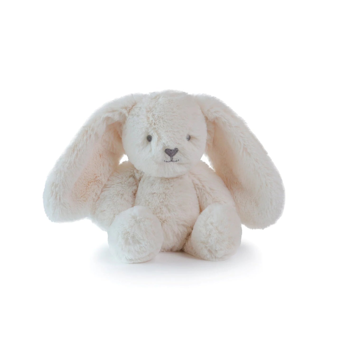 Behind The Trees - Plush bunny toy on a white background - O.B. Designs - Soft Toy - Little Ziggy Bunny - Oatmeal 