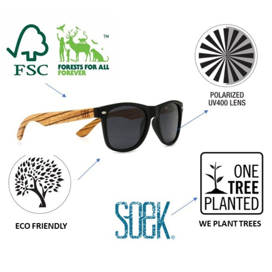 Soek - Sunglasses - Billy - Opal Tortise - Brown Gradient Lens