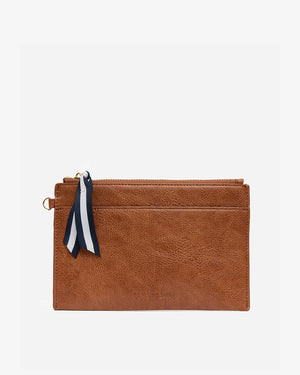 Elms + King - New York Coin Purse - Tan Pebble