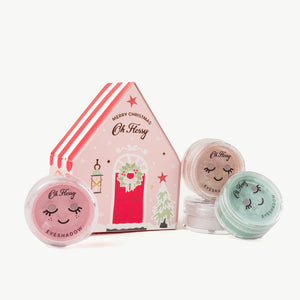 Behind The Trees - Oh Flossy - Christmas House Eyeshaow Set - christmas gift for kids - stocking stuffer ideas for kids - santa stocking present ideas - best christmas gifts for kids under $10