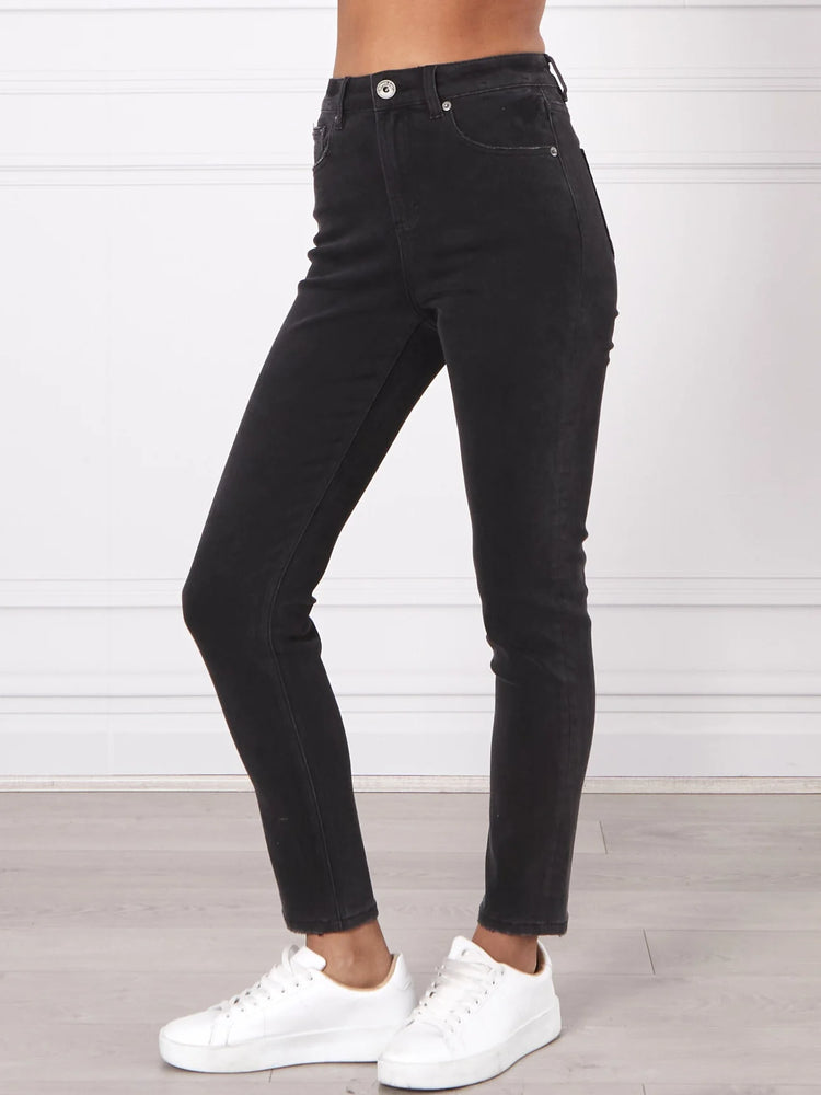 Monaco Jeans - Olivia Mom Jean -  Black