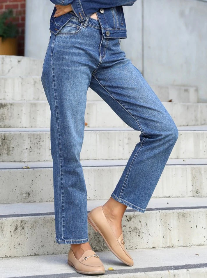 Behind The Trees - Monaco - Vince Jean - Blue - straight leg jean - relaxed jeans - comfortable jeans - best jeans under $90