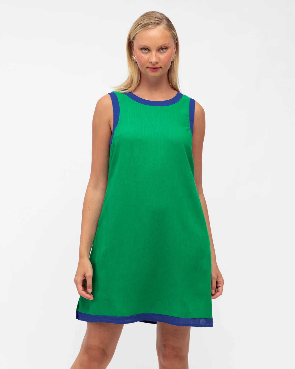 Paper Heart - Short Shift Dress - Green Behind The Trees Paper Heart - Short Shift Dress - Green Behind The Trees