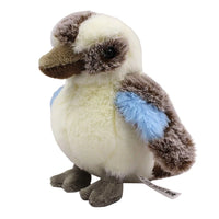 Behind The Trees - Plush penguin toy with a blue chest on a white background - Petite Vous - Soft Toy - Kookie the Kookaburra