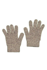 Behind The Trees - McDonald Textiles - Possum Merino Gloves - Mocha - Size M