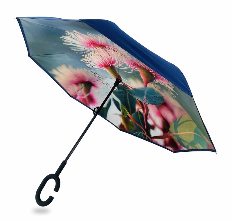 IOco Reverse Umbrella - Australian Gumnut Flower