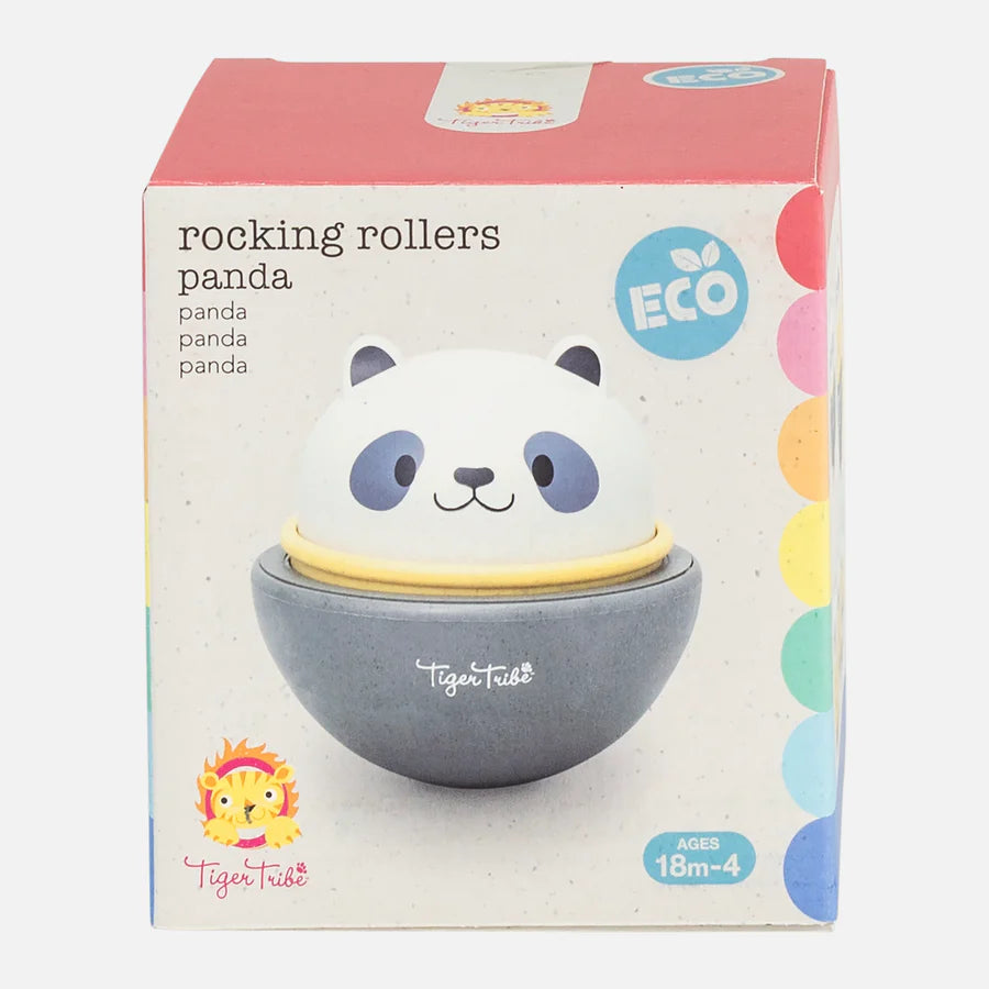 Behind The Trees - Tiger Tribe - Rocking Rollers - Panda - baby toy - first birthday present under $20