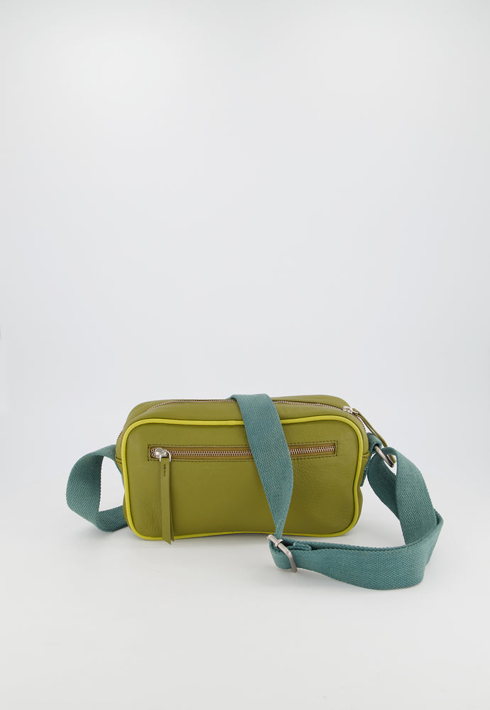 Behind The Trees - Nancy Bird - Goshen Bag - Khaki - High quality leather bag - green handbag - everyday hand bag - christmas present for her
