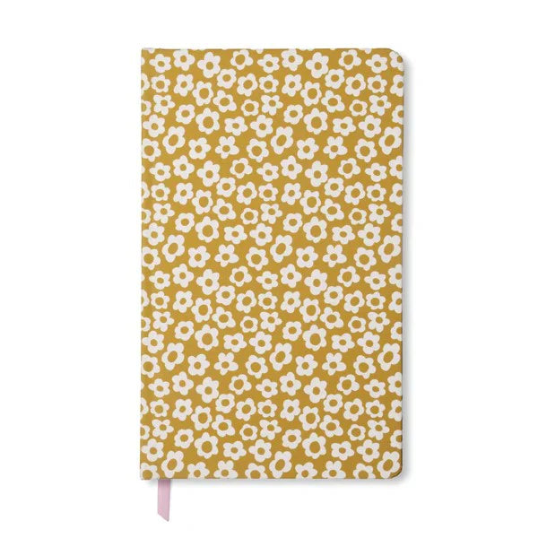 Designworks Collective - Soft Touch Journal - Ochre Groovy Floral