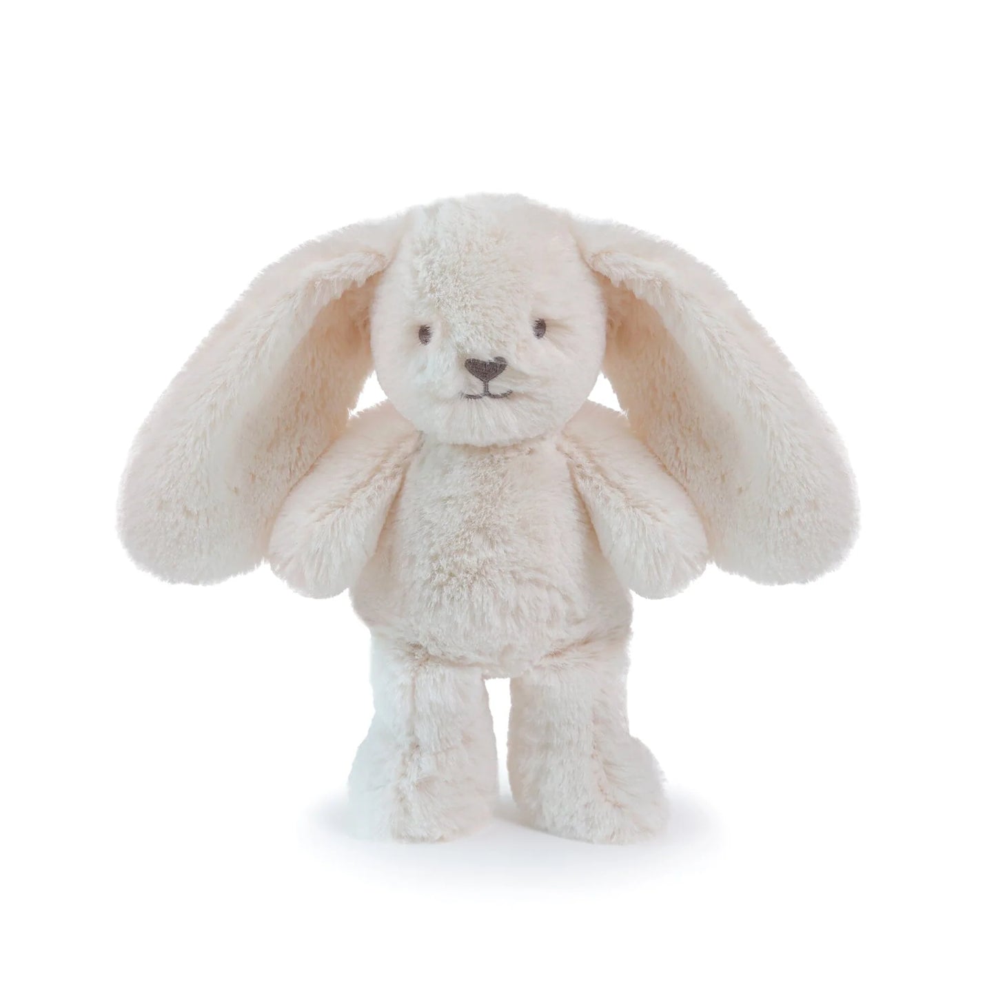Behind The Trees - Plush bunny toy on a white background - O.B. Designs - Soft Toy - Little Ziggy Bunny - Oatmeal 