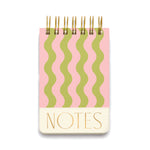 Designworks Collective - Twin Wire Notepad - Wavy Stripes
