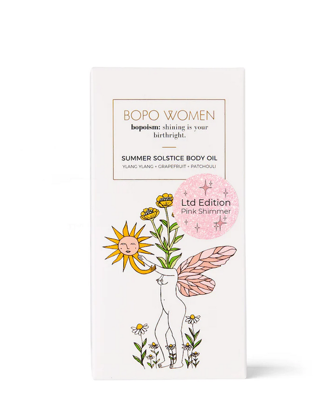 BOPO Women - Body Oil - Summer Solstice - Limited Edition Pink