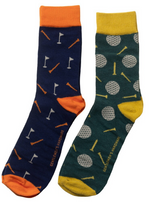 Behind The Trees - Gentlemen's Hardware - Golf Socks - Set of 2 -&nbsp; Father's Day 2024 - present for dad under $30