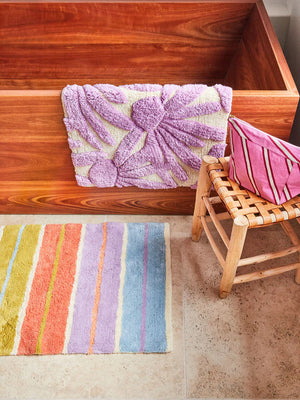 Behind The Trees - Mosey Me - Bath Mat - Sherbet - travel bag - Christmas gift for her under $80 - best bath mat - colourful bath mat - soft bath mat - top 10 bath mats - female run business