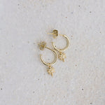 Sun Soul - Golden Palm Earrings