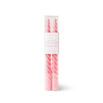 Designworks Collective - Twisted Taper Candle- Pink