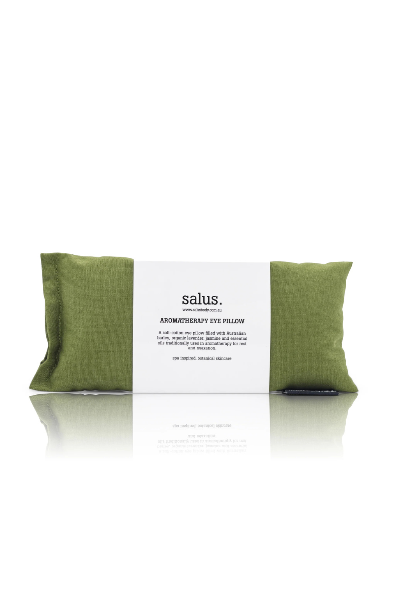 Behind The Trees - Salus - Aromatherapy Eye Pillow - Moss Green  - Where to buy salus products - Where to buy Salus products near me - Salus Body Wash - Salus Body Scrub
