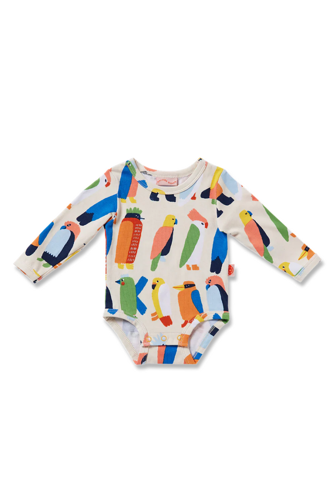 Halcyon Nights - Long Sleeve Bodysuit - Flamin' Galahs