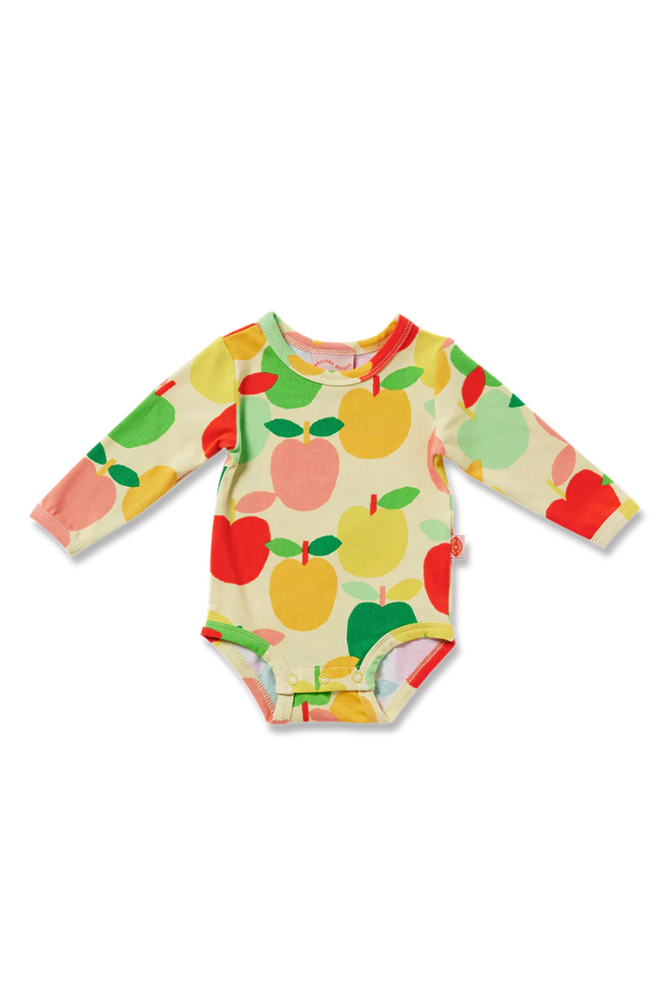 Halcyon Nights - Long Sleeve Bodysuit - A Is For Apple