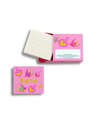 Murphy & Daughters - Message on a Soap - Love (Geranium)