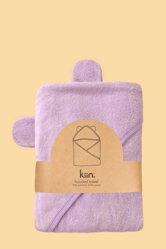 Kiin - Hooded Towel - Lilac