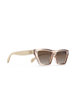 Soek - Sunglasses - Nilaa Mocha - Graduated Brown Lens - White Maple Arms