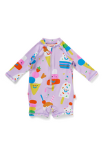 Halcyon Nights -Long Sleeve Rash Suit - Sundae Fun