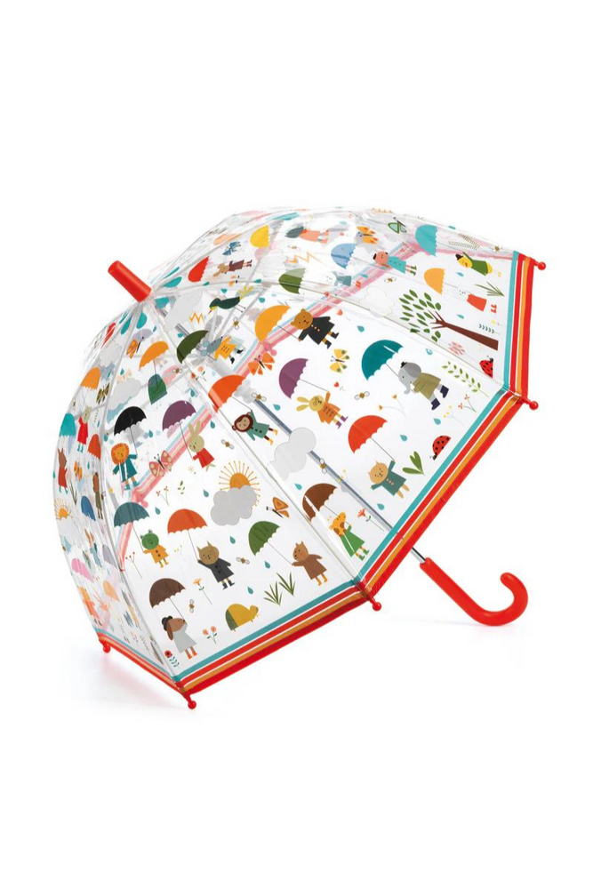 Djeco - PVC Child Umbrella - Under the rain