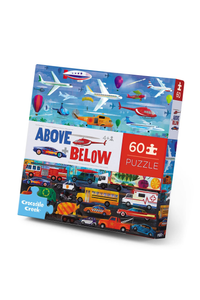Crocodile Creek - Above & Below 60 pc Puzzle - Things that Go