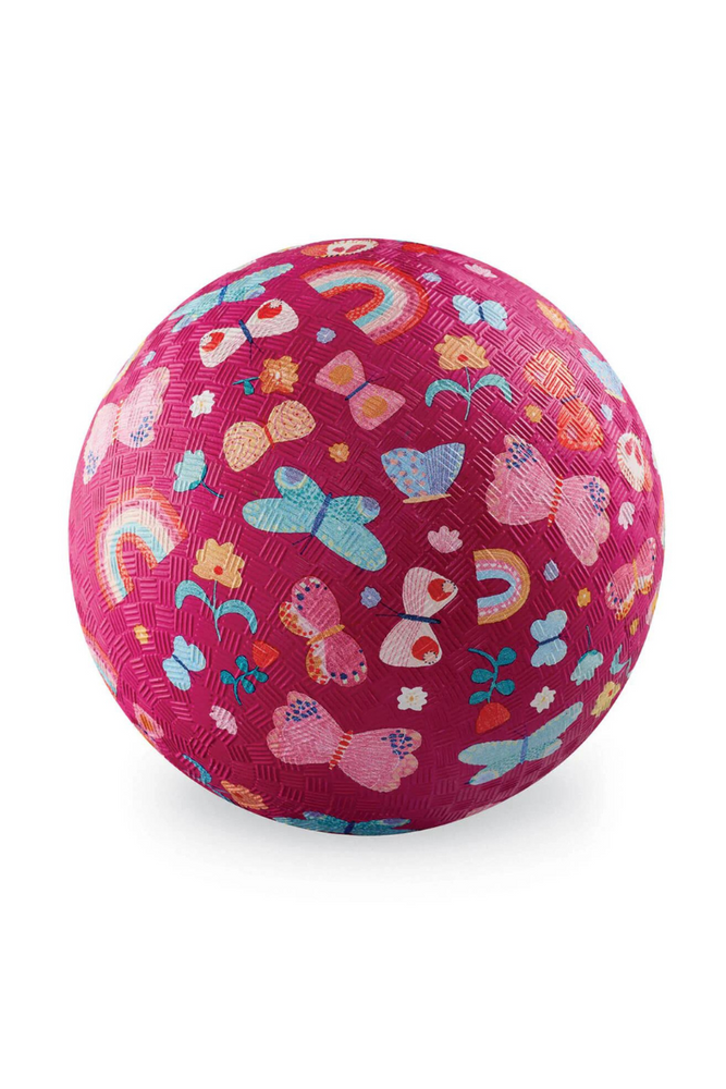 Tiger Tribe - 7" Playground Ball - Butterfly - Pink