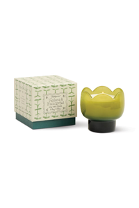 Designworks - Tulip 5.5oz Milky Glass - Verbena & Lemongrass
