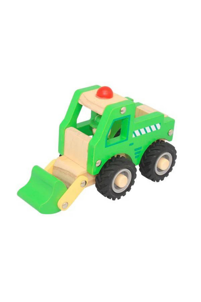 ToysLink - ToysLink wooden vehicle - Digger in green