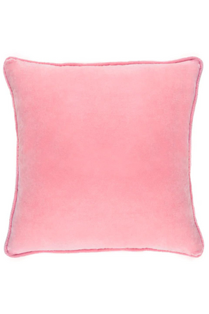 Castle + Things - Velvet Cushion - Baby Pink