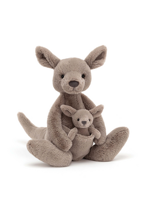 Behind The Trees - Jellycat - Kara Kangaroo - Brown - Australian animal soft toy - baby gift - newborn gifting - toddler gifting