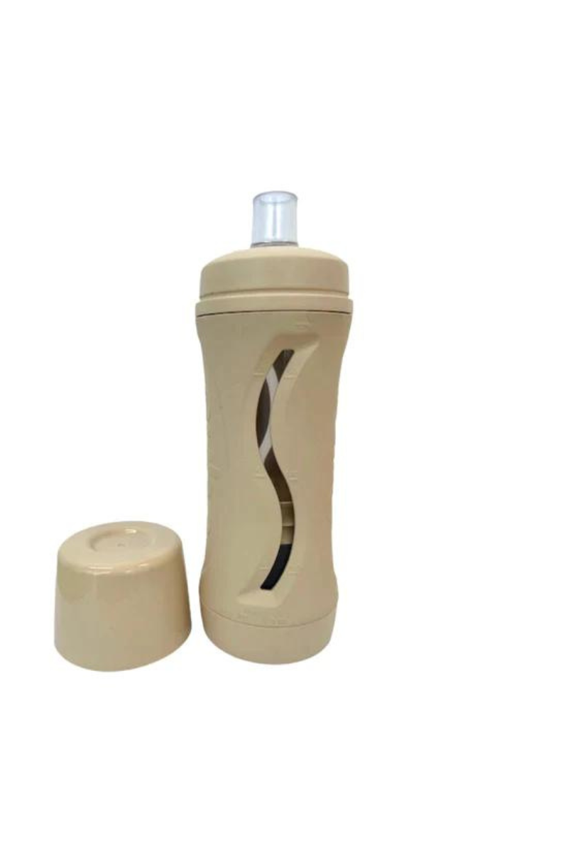 Behind The Trees - Subo - The Food Bottle - Oatmeal - Award winning baby food bottle - baby gift - baby shower gift - baby led weaning - baby's first christmas present no mess food bottle for babies - baby + toddler feeding and teething - food bottle with suction - no spill food bottle for babies - best hacks for feeding a baby