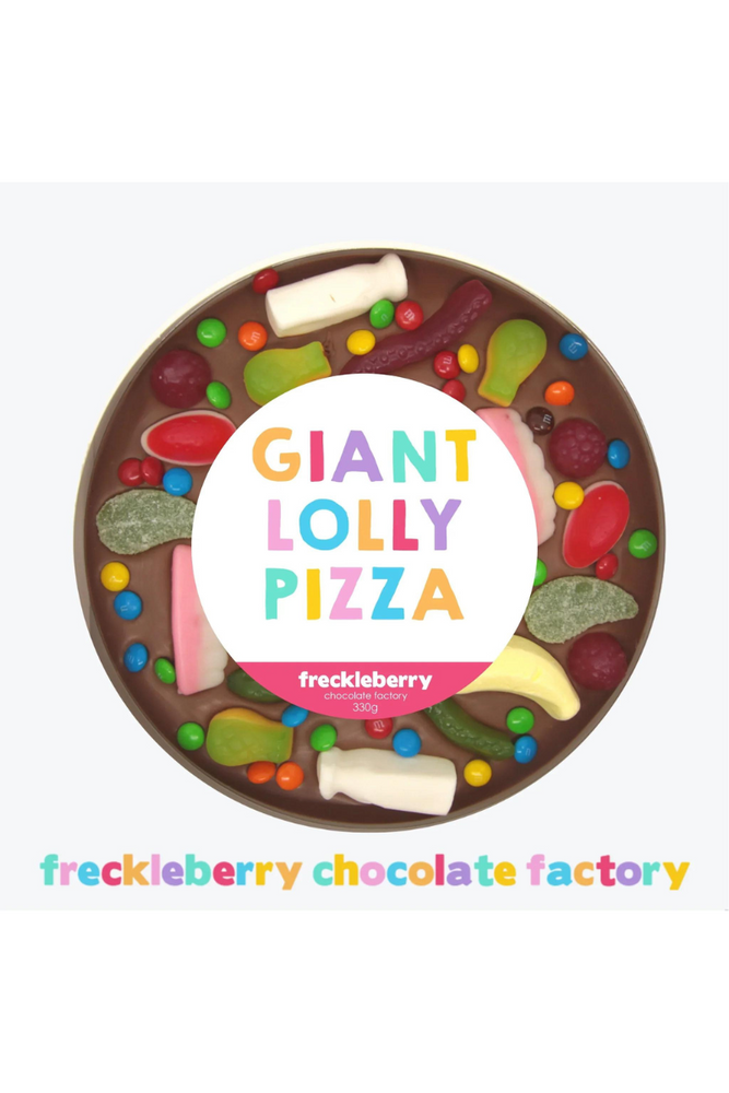 Freckleberry - Giant Lolly Pizza - Milk Chocolate