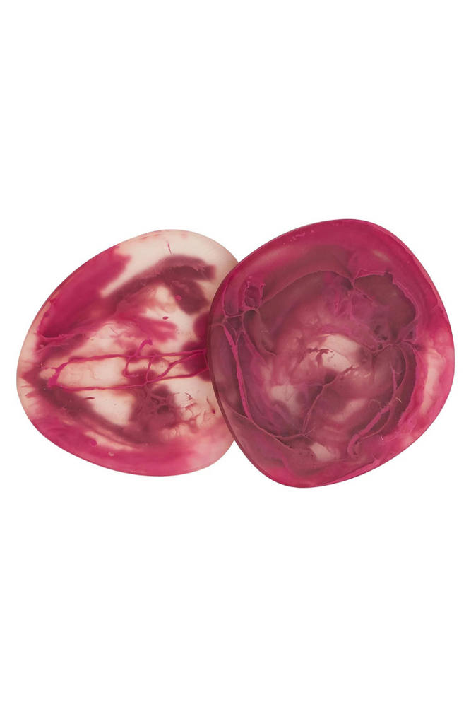 Sage & Clare - Fenella Coasters - Single - Rhubarb