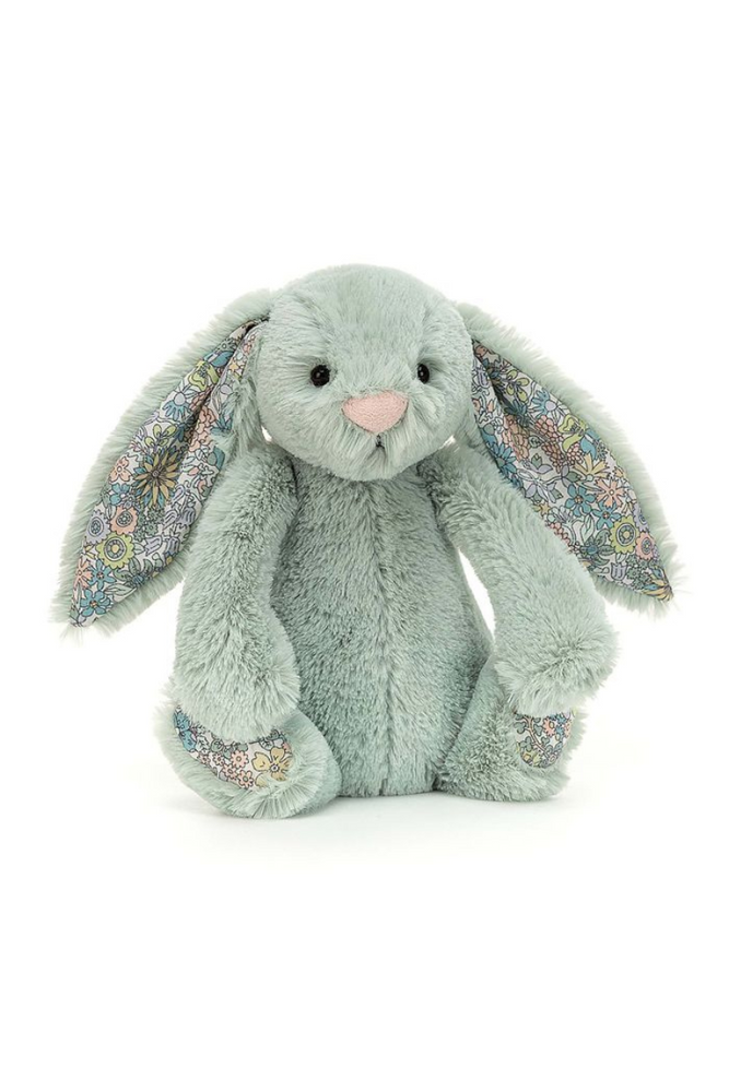
                
                    Load image into Gallery viewer, Behind The Trees -Jellycat - Blossom Bashful Bunny - Small - Sage - newborn baby gift - baby&amp;#39;s first soft toy
                
            