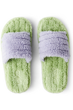 Kip & Co - Quilted Sherpa Adult Slipper - Mint Gelato