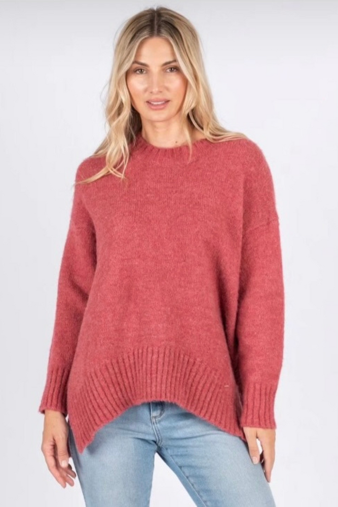 Worthier The Label - Candice Jumper - Burgundy