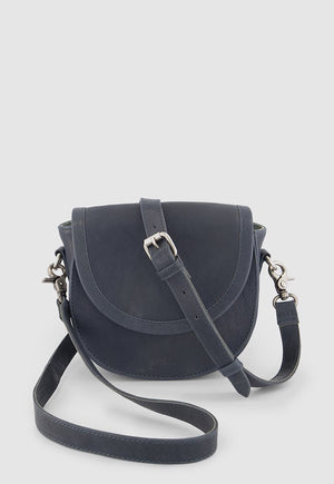 Behind The Trees - Nancybird - Jessie Crossbody - Deep Blue- slow fashion - leather handbag - quality handbag