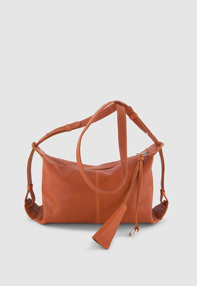 Behind The Trees - Nancybird - Bena Crossbody - Pumpkin- slow fashion - leather handbag - quality handbag