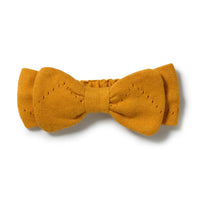 Wilson + Frenchy - Organic Knitted Pointelle Headband - Marmalade