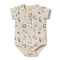 Wilson + Frenchy - Organic Henley Bodysuit - Tout est Magique