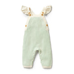 Wilson and Frenchy - Knitted Ruffle Overall - Mint Green