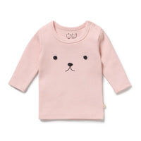 Wilson + Frenchy -STRAWBERRY CREAM ORGANIC RIB TOP