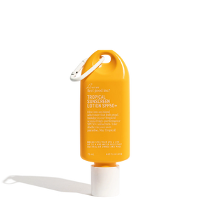 Behind The Trees - We Are Feel Good Inc - 75ml Traveler - Tropical Sunscreen - SPF50+ - best sunscreen - sensitive skin sunscreen - best sunscreen for eczema - best kids sunscreen - summer sunscreen - Travel sunscreen - kids school bag sunscreen