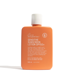 Behind The Trees - We Are Feel Good Inc - 200ml - Sensitive Sunscreen - SPF50+ - best sunscreen - sensitive skin sunscreen - best sunscreen for eczema - best kids sunscreen - summer sunscreen