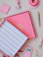 Behind The Trees - Write To Me - Daily Hustle Planner - Pink - 2025 diary - planner for 2025 - yearly planner - family calendar - planner - diary - best 2025 diary