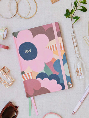 Behind The Trees - Write To Me - 2025 Weekly Planner - Peony - 2025 diary - New Year journal - diary for 2025 - castle n' things